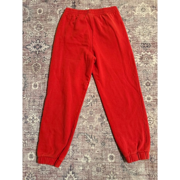 ZARA Red USA 1986 Graphic Sweatpants Joggers Women's Size M - Picture 3 of 6